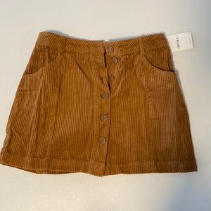 Corduroy brown skirt forever 21 size M